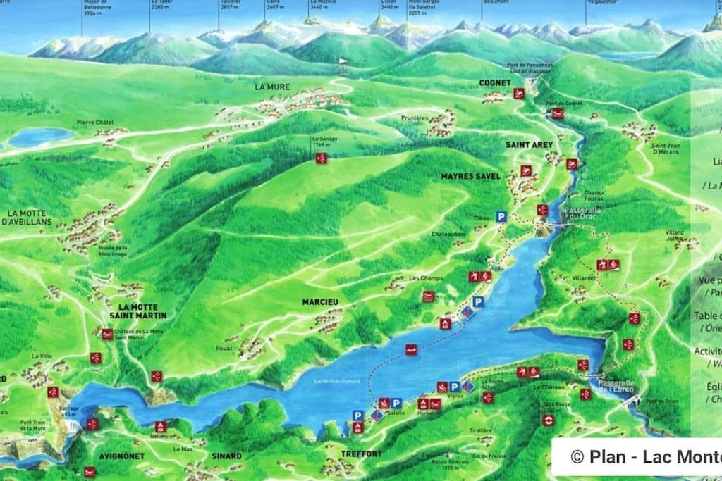 Grenoble Sud Varces Suite Privatisee Au Pied Des Montagnes Exterior foto